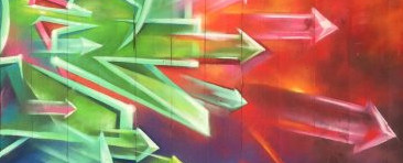 Graffiti in der Hall of Fame